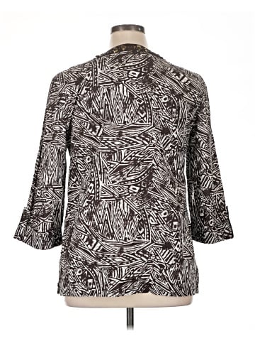 JM Collection 3/4 Sleeve Blouse (view 2)