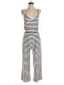 Anama Stripes Ivory White Jumpsuit Size M - photo 1