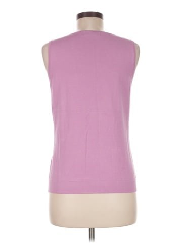 August Silk Sleeveless T-Shirt (view 2)