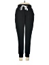 Fashion Nova Solid Black Track Pants Size M - photo 1