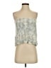 Tiare Hawaii 100% Rayon Silver Sleeveless Blouse Size S - photo 1