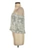 Tiare Hawaii 100% Rayon Silver Sleeveless Blouse Size S - photo 5