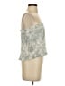 Tiare Hawaii 100% Rayon Silver Sleeveless Blouse Size S - photo 4