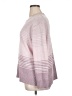 Ella Moss Color Block Pink Pullover Sweater Size XL - photo 5
