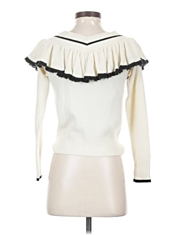 Knitted & Knotted Pullover Sweater (view 2)