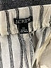 J.Crew 100% Linen Stripes Ivory Shorts Size XL - photo 3