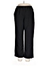 Alfred Dunner Solid Black Casual Pants Size 12 - photo 1