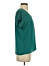 Soprano 100% Polyester Teal Short Sleeve Top Size XS - photo 4