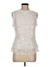 Shein 100% Polyester Ivory Sleeveless Blouse Size 6 - photo 1