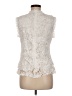 Shein 100% Polyester Ivory Sleeveless Blouse Size 6 - photo 2