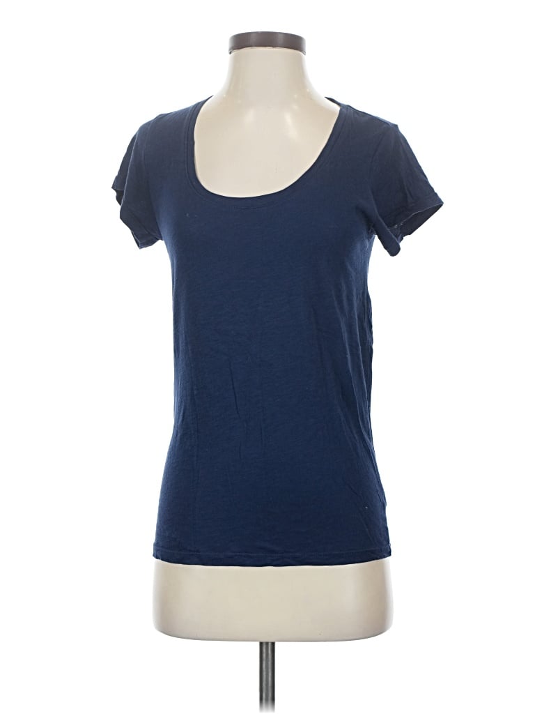 Pre-owned Marine Layer Short Sleeve T-shirt In Blue