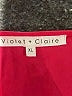Violet & Claire 100% Polyester Pink Short Sleeve Blouse Size XL - photo 7