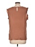 Liz Claiborne 100% Polyester Brown Sleeveless Blouse Size L - photo 2