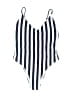 Aerie Stripes Blue One Piece Swimsuit Size L - photo 1