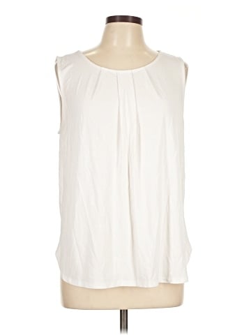 Ann Taylor Factory Sleeveless T-Shirt (view 1)