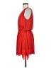 Bebe 100% Polyester Solid Red Cocktail Dress Size S - photo 5