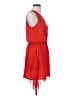Bebe 100% Polyester Solid Red Cocktail Dress Size S - photo 4