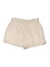 Express Solid Ivory Tan Khaki Shorts Size M - photo 2