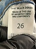 Just Black Blue Jeans Size 26 waist - photo 8