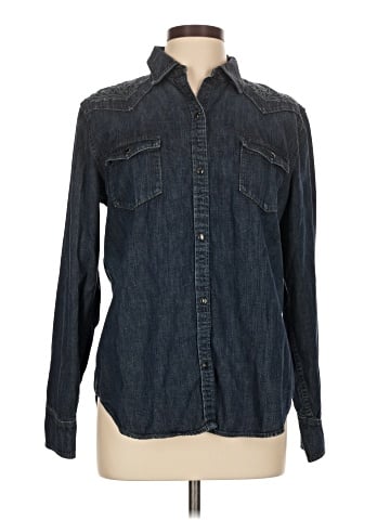 Lauren Jeans Co. Long Sleeve Button-Down Shirt (view 1)
