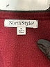 North Style Burgundy Pullover Sweater Size M - photo 7