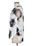 Daniel Rainn 100% Polyester Floral White Short Sleeve Blouse Size M - photo 5