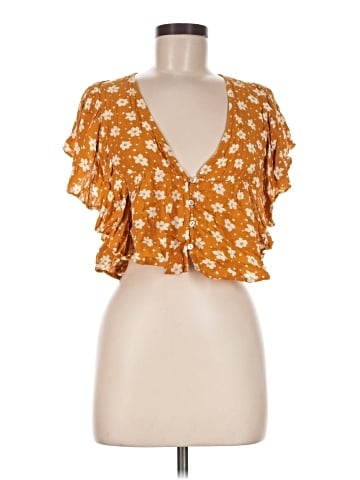 Forever 21 Short Sleeve Blouse (view 1)