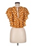 Forever 21 Orange Short Sleeve Blouse Size M - photo 2