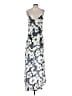 Intermix 100% Silk Floral Blue Casual Dress Size S - photo 2