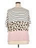 Haptics Animal Print Pink Short Sleeve T-Shirt Size XXL - photo 2