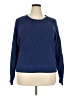 Gap Solid Blue Pullover Sweater Size XXL (estimated) - photo 1