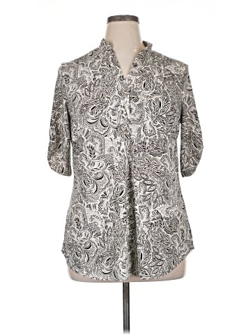 Perseption Concept 3/4 Sleeve Blouse (view 1)