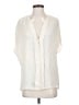 Vince. 100% Silk Ivory Short Sleeve Silk Top Size XS - photo 1