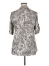 Perseption Concept Paisley Silver 3/4 Sleeve Blouse Size XL - photo 2