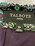 Talbots Paisley Teal Formal Skirt Size 10 Petite - photo 4