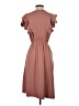 Roolee Solid Brown Casual Dress Size S - photo 2