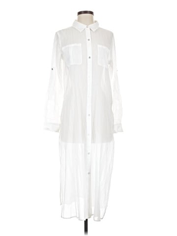 Calvin Klein Long Sleeve Button-Down Shirt (view 1)