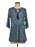 Skye's The Limit Blue 3/4 Sleeve Blouse Size S - photo 1