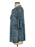Skye's The Limit Blue 3/4 Sleeve Blouse Size S - photo 5