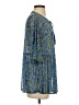 Skye's The Limit Blue 3/4 Sleeve Blouse Size S - photo 4