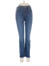 7 For All Mankind Chevron-herringbone Blue Jeans Size 25 waist - photo 1