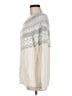 Talbots 100% Polyester Chevron-herringbone Ivory Pullover Sweater Size M - photo 5