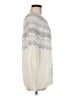 Talbots 100% Polyester Chevron-herringbone Ivory Pullover Sweater Size M - photo 4