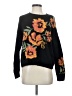 Minkpink Floral Black Pullover Sweater Size S - photo 1