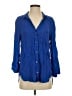 Bella Dahl 100% Rayon Blue 3/4 Sleeve Button-Down Shirt Size S - photo 1