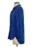 Bella Dahl 100% Rayon Blue 3/4 Sleeve Button-Down Shirt Size S - photo 5