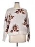 Knox Rose Floral Silver Pullover Sweater Size XL - photo 1