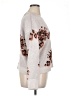 Knox Rose Floral Silver Pullover Sweater Size XL - photo 4