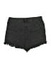 Mossimo Supply Co. Graphic Black Denim Shorts Size 6 - photo 2