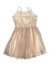 Zenzi Metallic Tan Pink Dress Size 14 - photo 2